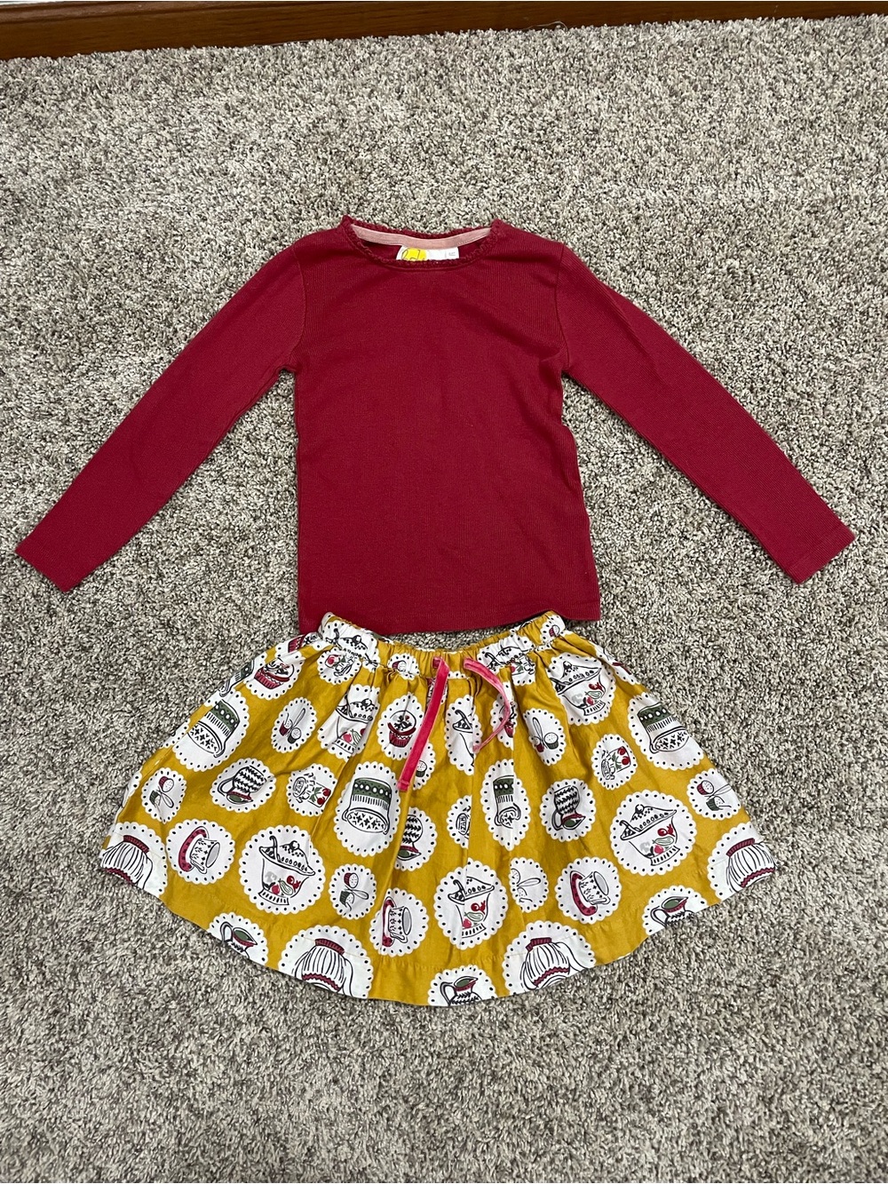 Boden skirt set